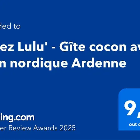 'chez Lulu' - Cocon Avec Bain Nordique Et Sauna En Ardenne *